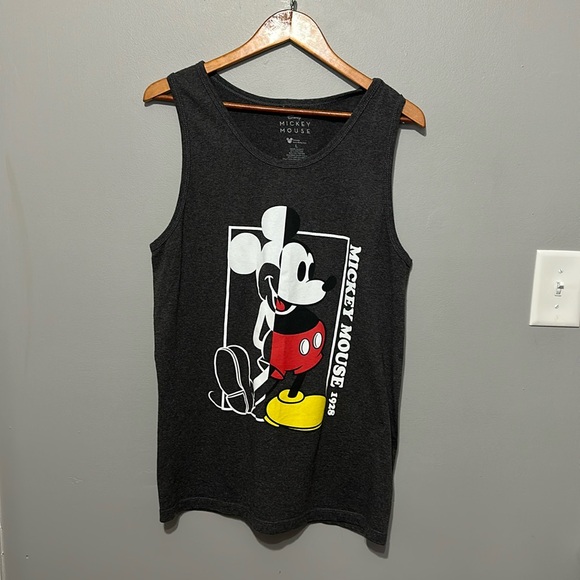 Disney Mickey Mouse Tank Unisex Cotton/Poly Blend Large EUC! - Picture 1 of 7